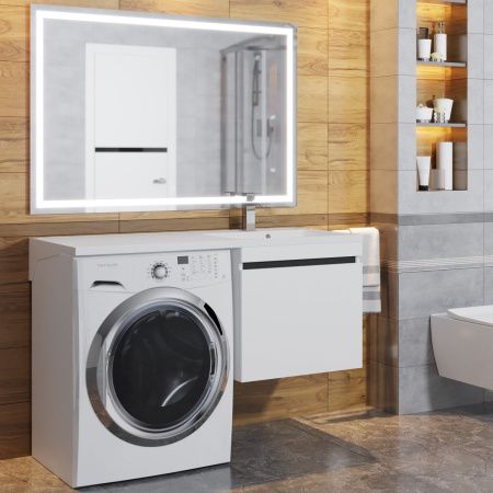 Тумба с раковиной Uperwood Magenta 52930205154 120х50 цвет белый