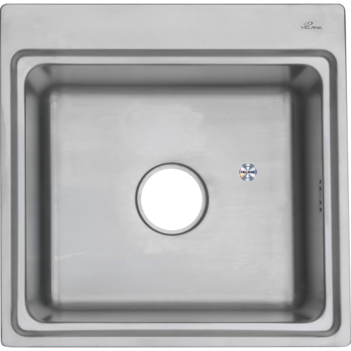 Кухонная мойка Melana 223 t (*5) 49x48 цвет хром - фото 3