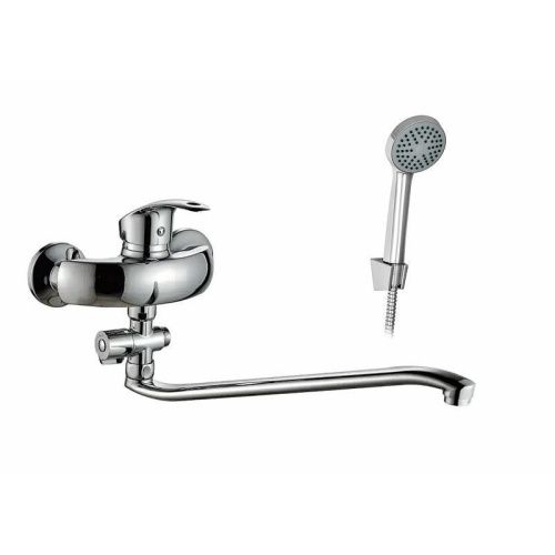 Смеситель для ванны D-Lin D140401-6 настенный хром - фото 2