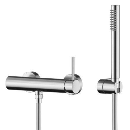 Смеситель для ванны и душа Knotlor ECLIPSE SS-22 настенный нержавеющая сталь