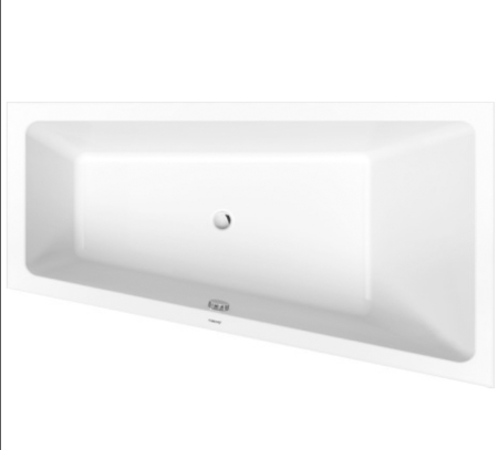 Ванна акриловая Duravit Duravit No.1 700509000000 170х100 встраиваемая асимметричная без ножек