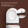 Унитаз подвесной Ceramica Nova UP CN4007 белый с сиденьем микролифт безободковый смыв торнадо Унитаз подвесной Ceramica Nova UP CN4007 белый с сиденьем микролифт безободковый смыв торнадо