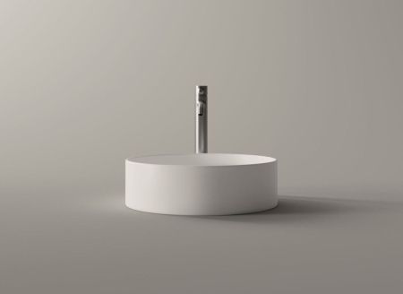 Раковина керамическая Alice Hide 31140101 40х40 накладная цвет белый