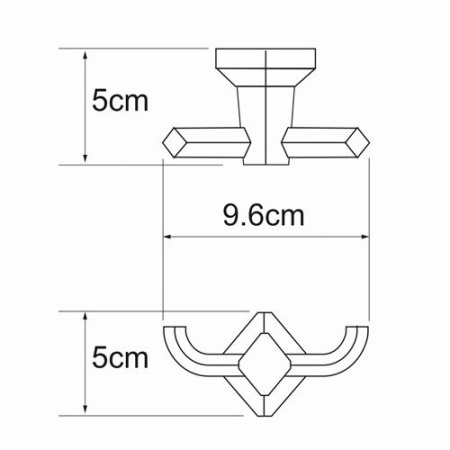 Крючок WasserKRAFT 1123