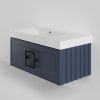 Тумба с раковиной La Fenice CUBO NFNC-01-CUB-BG-90-3-90L 90х50 подвесная цвет синий