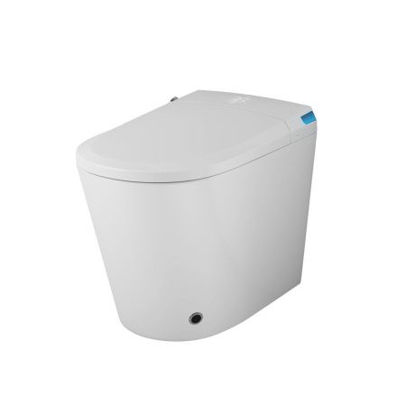 Унитаз приставной Grossman Smart GR-PR-5702 белый с сиденьем микролифт безободковый импульсный смыв