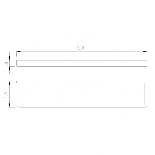 Полотенцедержатель ABBER Westen AA1756G - фото 3