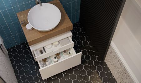 Столешница Velvex UNIT st.UNI.60-67 60х50 подвесная цвет коричневый