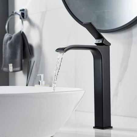Смеситель для раковины Shevanik S4011H на столешницу черный