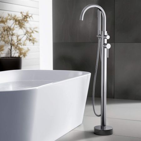 Смеситель Aquatek ЕВРОПА AQ1345CR напольный хром