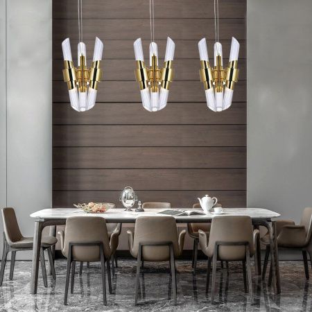 Светильник подвесной Delight Collection Tycho (Тыцхо) KM0987P-6 brass