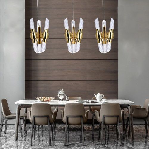 Светильник подвесной Delight Collection Tycho (Тыцхо) KM0987P-6 brass - фото 3