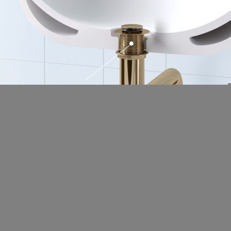 Сифон для раковины Wellsee Drainage System 182126000 золото