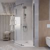 Душевой уголок Grossman Pragma 302.K33.03.9090.10.00 90х90 стекло прозрачное профиль хром без поддона