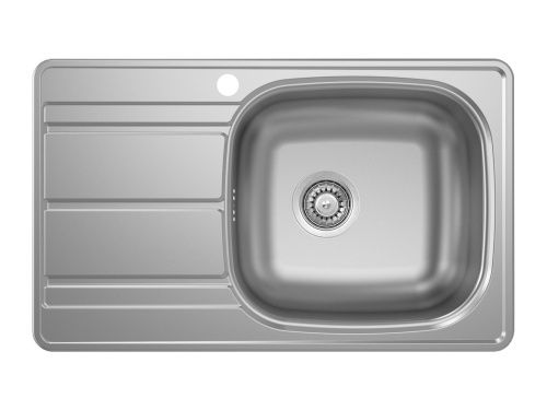 Кухонная мойка Ukinox Спектр SPM788.480 -GT6K 1R 48х79 цвет нержавеющая сталь поверхность матовая - фото 2