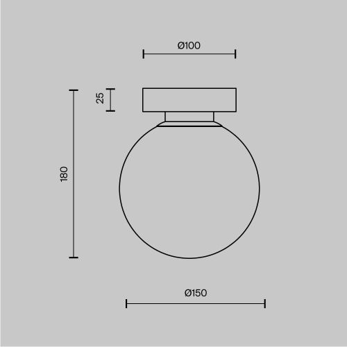 Бра Maytoni Basic form MOD321WL-01B - фото 3