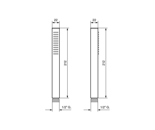 Лейка для ручного душа Emmevi C02445/CR круглая - фото 2