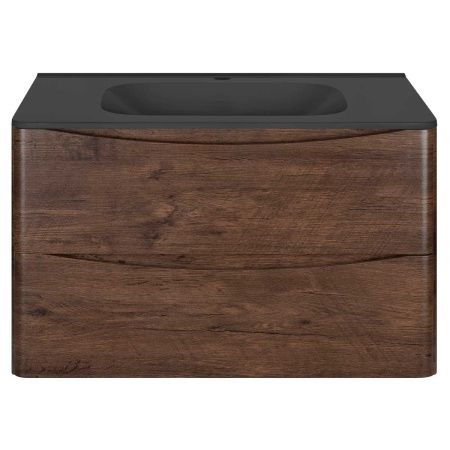Тумба под раковину Vincea Paola VMC-2P800RW 80х50 подвесная цвет коричневый