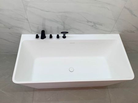 Ванна из искусственного камня Timo ERIKA ERIKA1700 170х75 пристенная прямоугольная