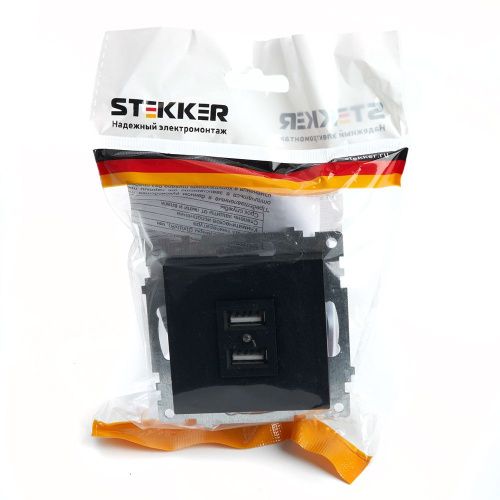 Розетка USB 2-местная Stekker Катрин 39616 - фото 3