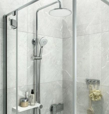 Душевая стойка Iddis Ray RAYSW3Fi76 настенная цвет белый