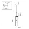 Светильник подвесной Odeon Light KLUM (КЛУМ) 4695/1