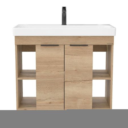 Тумба под раковину Onika Легран 109031 90х40 напольная цвет коричневый