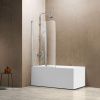 Душевая шторка на ванну Vincea VSB VSB-12114CL 115х140 стекло прозрачное профиль хром ориентация универсальная