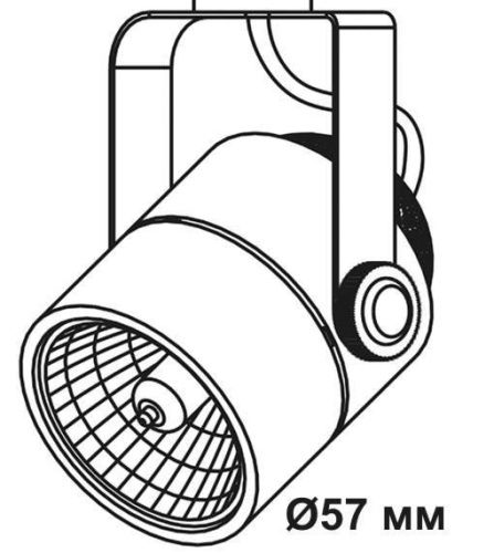 Трековый светильник IMEX Трек 1 WH IL.0010.0050 - фото 3