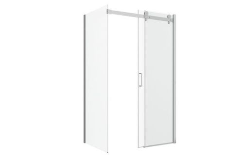 Душевой уголок Bravat Wave BS120.3102S 120х80 стекло прозрачное профиль хром без поддона - фото 4