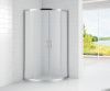 Душевой уголок Cezares ECO ECO-O-R-2-90-P-Cr 90х90 стекло рифленое профиль хром без поддона