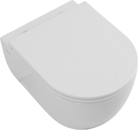 Чаша унитаза подвесная Allen Brau Priority Tornado 4.31009.20 цвет белый без сиденья безободковая душевой смыв