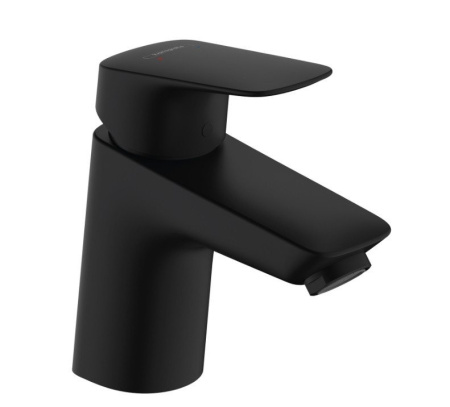 Смеситель Hansgrohe 71077670 на раковину/столешницу черный матовый