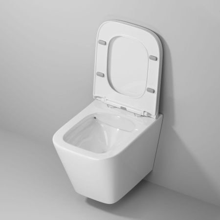 Унитаз подвесной Niagara Atrio NG-9303 белый с сиденьем микролифт душевой смыв