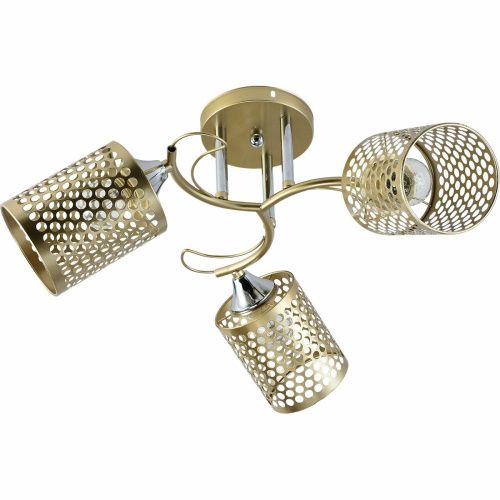 Люстра на штанге Reluce 01322-0.3-03 MATT GOLD+CR - фото 4