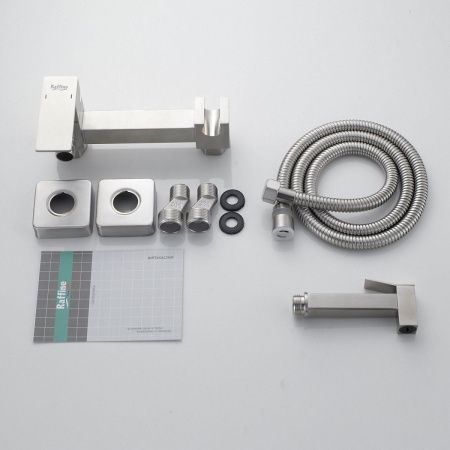 Гигиенический душ со смесителем Raffine F237L серый