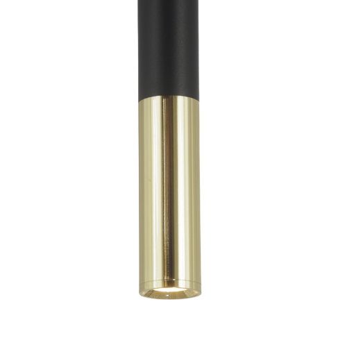 Светильник подвесной Lumina Deco Tuba (Туба) LDP 1100-500 BK+GD - фото 3