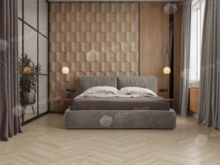 Ламинат Alpine Floor Herringbone 12 Pro New LF106-08 Дуб Орлеан толщина 1.2 см 34 класс 606х101