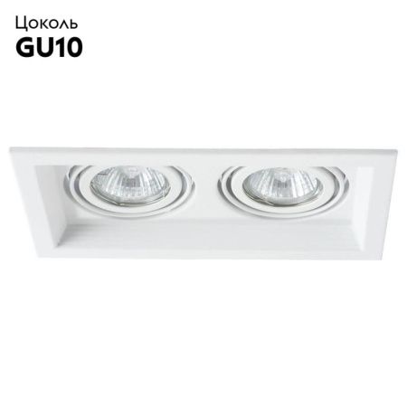 Светильник встраиваемый Arte Lamp Canis (Цанис) A6661PL-2WH