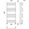Полотенцесушитель водяной Terminus 4670078513397 55х120 хром