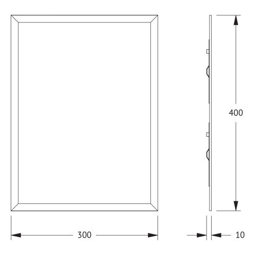 Зеркало в ванную Evoform Comfort BY 0902 30х40 - фото 2