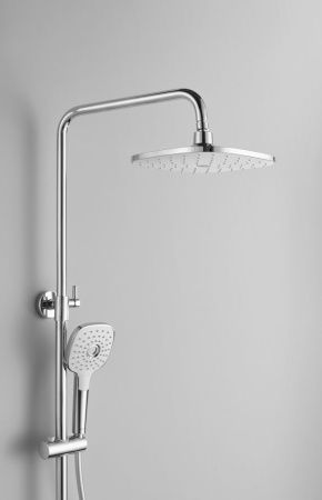 Душевая стойка Arrow AG3323SHCP настенная цвет хром с термостатом