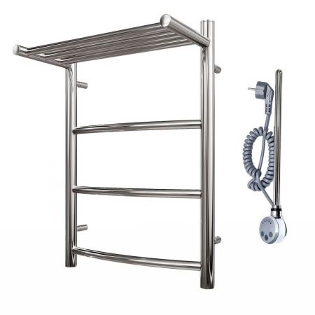 Полотенцесушитель электрический Point Афина PN04156PE 55х60 хром