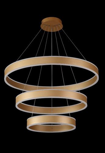Светильник подвесной Crystal Lux Muchos (Муцхос) MUCHOS SP158W LED GOLD - фото 2