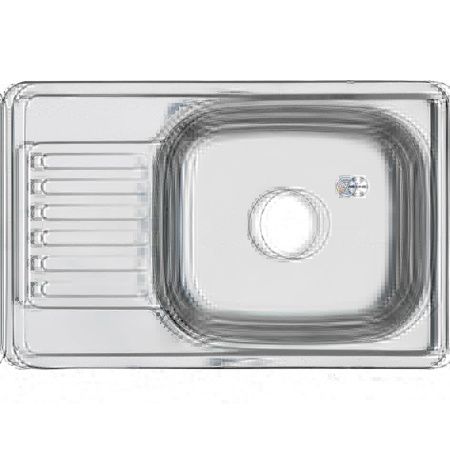 Кухонная мойка Melana 218 t (*10) 65х40 цвет хром поверхность полированная