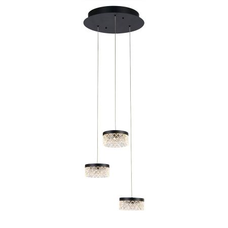 Светильник подвесной Delight Collection Diamond cut (Диамонд цут) MD21020075-3A matt black
