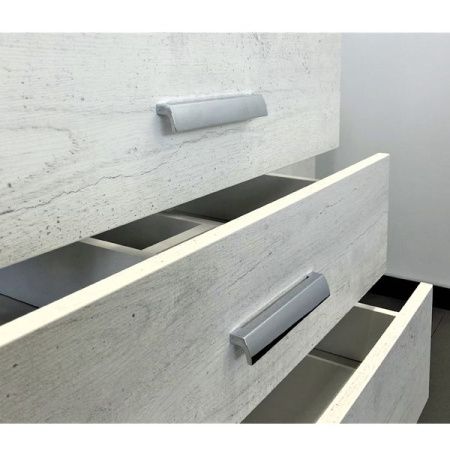 Тумба с раковиной Comforty Никосия 00004142204CF 80х50 напольная цвет серый