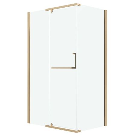 Душевая перегородка Grossman Pragma 200.K33.03.80.32.00 80х195 стекло прозрачное профиль золото