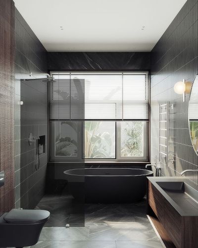 Душевая перегородка Maybah Glass MGD-276-4 100х195 стекло тонированное профиль хром - фото 3