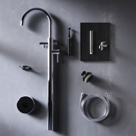 Смеситель Am.Pm Sense F7514100 напольный хром без термостата